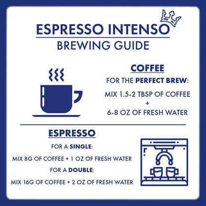 Caffè Borbone Whole Bean Coffee - Medium Roast Robusta Blend | Strong & Creamy Espresso, 2.2 lb Bag