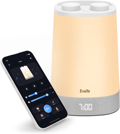 Skiennix Baby Sound Machine - Nursery Night Light & White Noise for Sleep | APP Control & Sleep Trainer