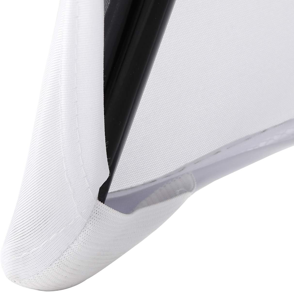 Peomeise Stretch Spandex Folding Chair Covers - Elegant White for Weddings & Events | 12-Pack