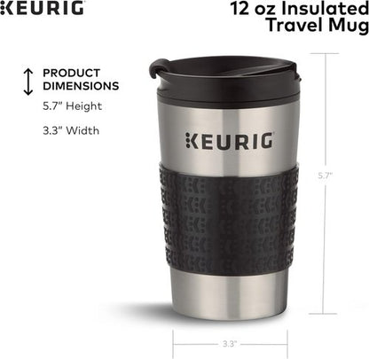 Keurig K-Elite Coffee Maker - Single-Serve K-Cup Pod Brewer in Brushed Slate | 12 oz Brew Size