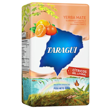 Yerba mate Taragüi Orange or Pear or Passionfruit or Citric 500 gr (Citric)