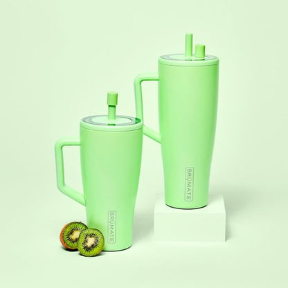 BrüMate Magnetic Straw Caps - Silicone Straw Topper 2-Pack | Dust & Dirt Resistant | Fits All Era & Resa Tumblers (Dark Aura)