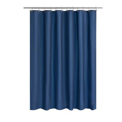Barossa Design Navy Shower Curtain Liner - Premium PEVA Shower Liner for Bathroom, BPA & PVC Free, No Chemical Smell, Lightweight Standard Size Bath Curtain with 3 Magnets, Metal Grommets - Navy Blue
