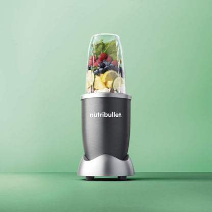 NutriBullet Magic Bullet 600W Smoothie Blender - 8 Pieces - Sleek Grey Design