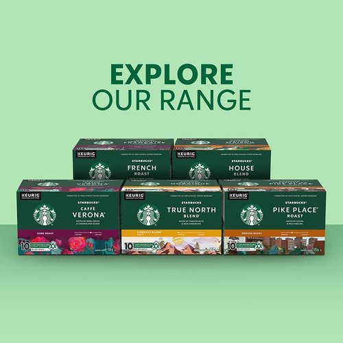 Starbucks True North Coffee, K-Cup Portion Pack for Keurig Brewers (24 Pack)