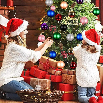 Large Outdoor Christmas Ornament Balls - Red 6-inch Shatterproof Set of 4 Variation of Red / 6" / 4PCS