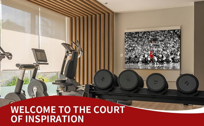 Michael Jordan Large Sports Poster - Unframed Canvas Wall Art Decor (24"x32") for Bedroom & Gym