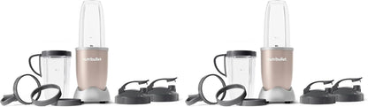 Nutribullet Pro 900 Watt Personal Blender - 13-Piece High-Speed Mixer System in Champagne | Pack of 2