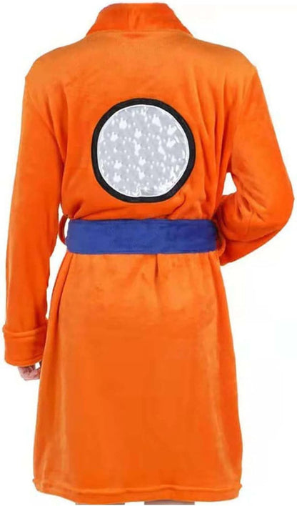 Skiennix Anime Dragon Robe - Soft Cosplay Bathrobe for Men | Comfortable One-Piece Pajamas