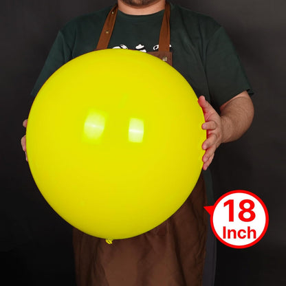 PartyWoo Yellow Balloons - 20pcs 18 Inch Latex Helium Balloons for Birthday & Baby Shower Decor