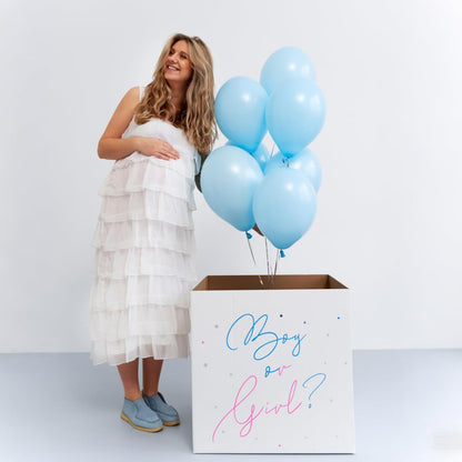 Pastel Blue Latex Balloons - 100 Pack 12 Inch Round Helium Balloons for Baby Shower & Birthday Decor