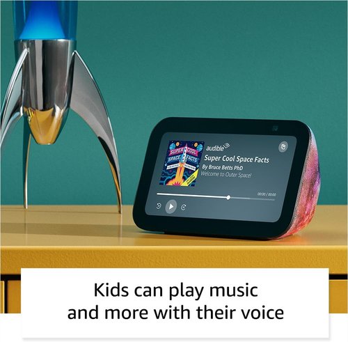 Echo Show 5 Kids by Amazon - Newest Model with Alexa + Parental Controls | Galaxy Color