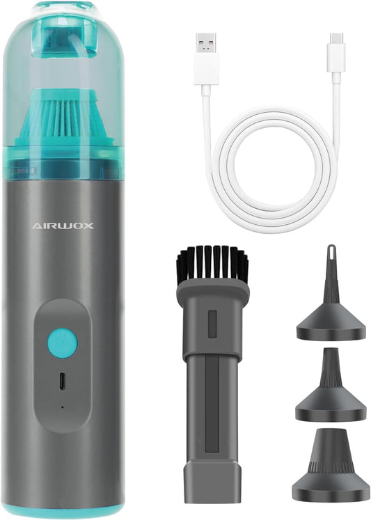 Skiennix Cordless Handheld Vacuum - 13000Pa High Power with Brushless Motor & Blower Accessories | Home & Car Use