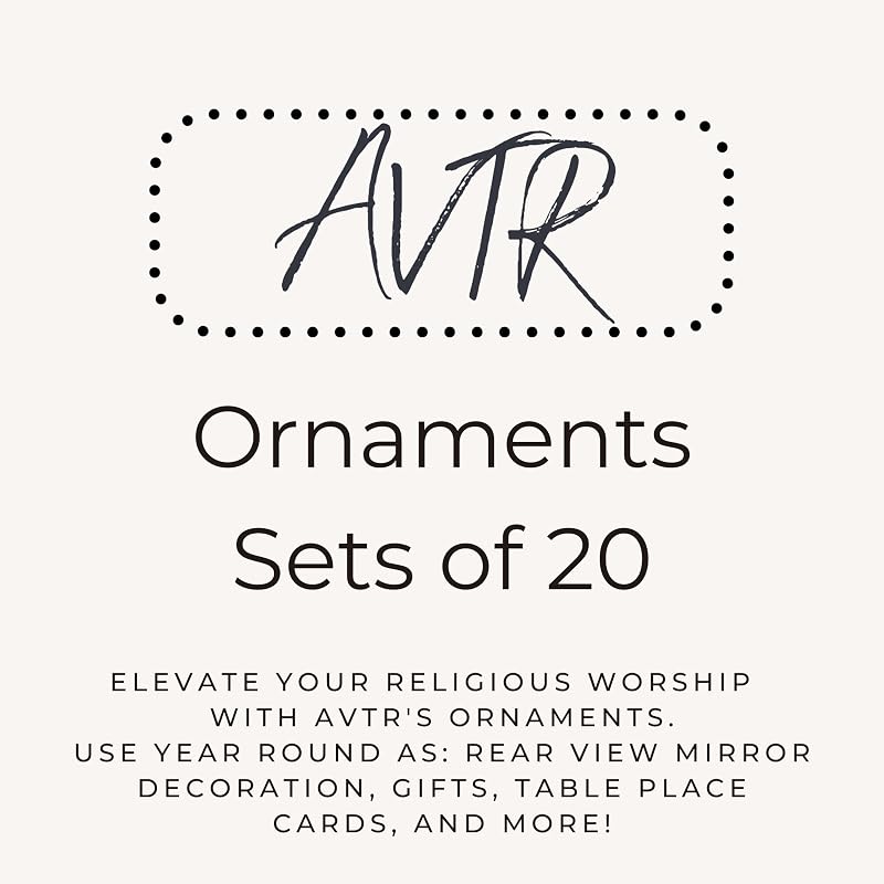 Look Unto Me 20-Pack Wood Christmas Ornaments – LDS Youth Theme 2025