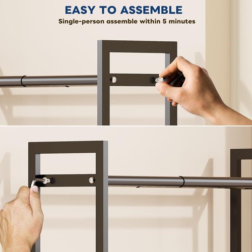 Mavivegue Expandable Shoe Rack - 3-Tier Adjustable Organizer for Closet & Entryway | 18-33” Size