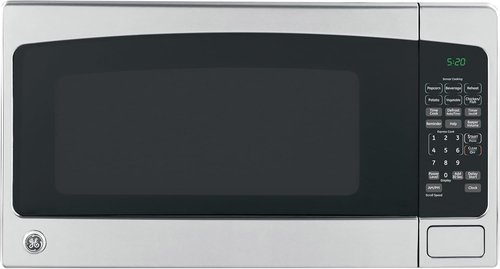 GE Countertop Microwave Oven - 2.0 Cu. Ft. Capacity | 1,200 Watts, 8 Auto Cooking Settings, Stainless Steel