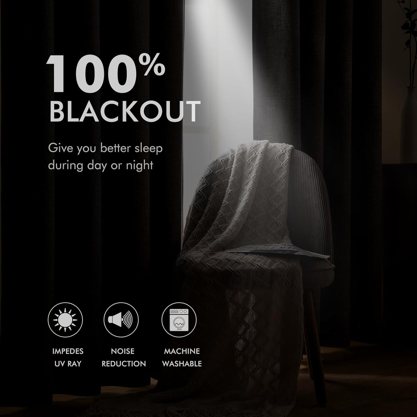 MIULEE Blackout Curtains - 100% Thermal Insulated Light Olive Green Drapes | 52x90 Inch (2 Panels)
