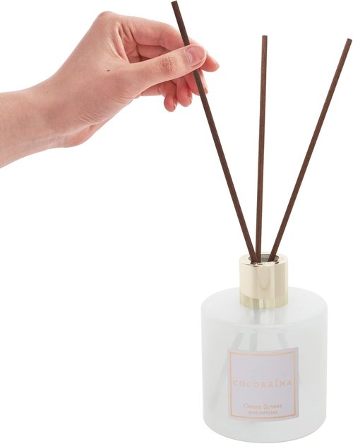 COCORRÍNA Reed Diffuser - Ocean Breeze Scented Home Fragrance with 8 Sticks | Perfect for Bathroom Decor