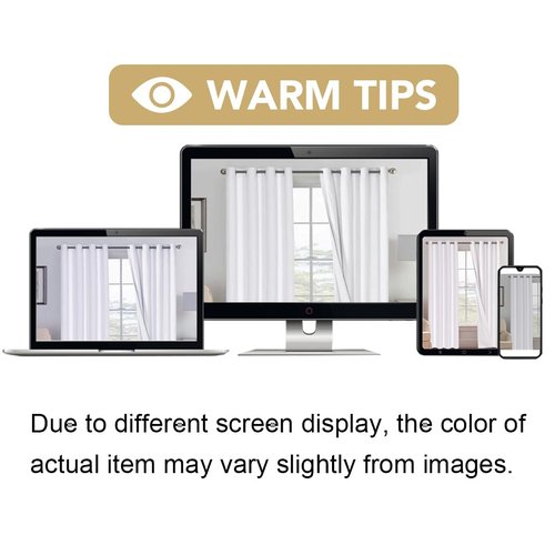 H.VERSAILTEX Pure White Curtains 96 inches Long, 100% Blackout Curtains for Bedroom Thermal Insulated Linen Textured Curtains Living Room Grapes 2 Panel Sets, 52W x 96L - Inch