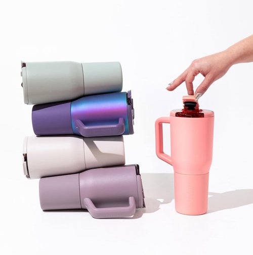BrüMate Müv 35oz Insulated Coffee Mug - 100% Leak Proof, Stainless Steel Travel Cup | Eclipse Color