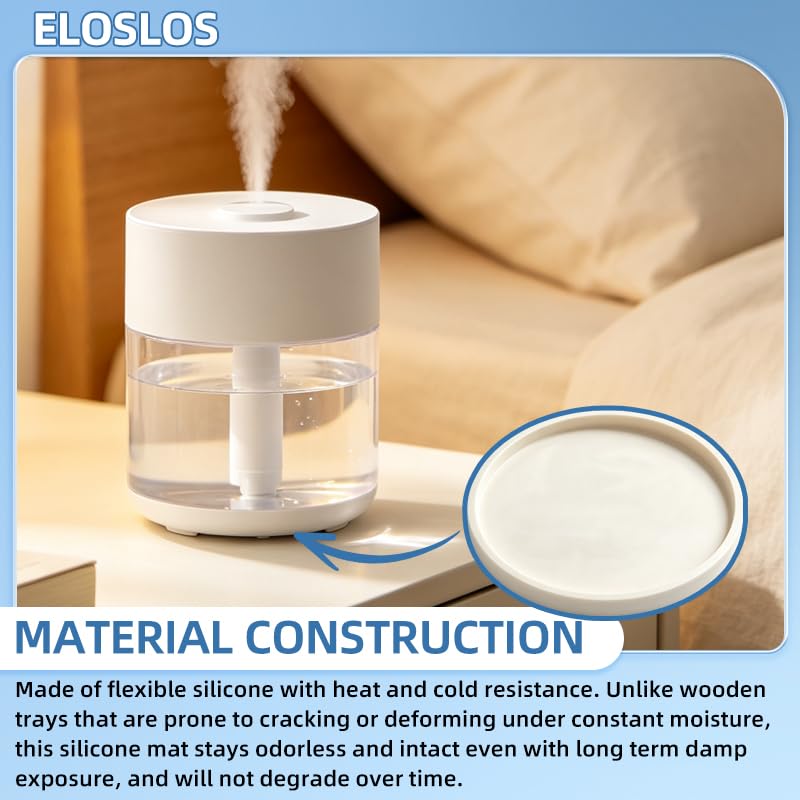 Milky Silicone Tray for Levoit Classic 160 & Small Humidifiers - 9x9in