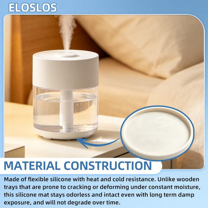 Milky Silicone Tray for Levoit Classic 160 & Small Humidifiers - 9x9in