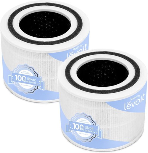 Levoit Core 300-P Air Purifier Replacement Filter - HEPA & Activated Carbon, 2-Pack | AHAM Verified