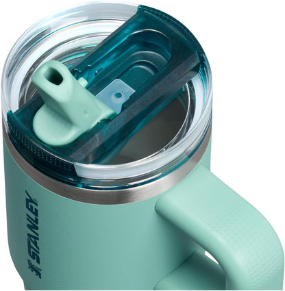 STANLEY Quencher ProTour 14 oz Tumbler - Insulated Stainless Steel with Built-In Straw & Handle | BPA-Free | Spring Green