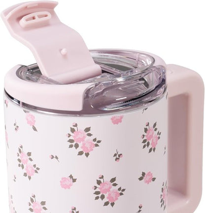 HydroJug Coffee Traveler 20 oz - Insulated, Leak-Resistant Ceramic Travel Mug | Hot & Cold Drinks, Wildrose