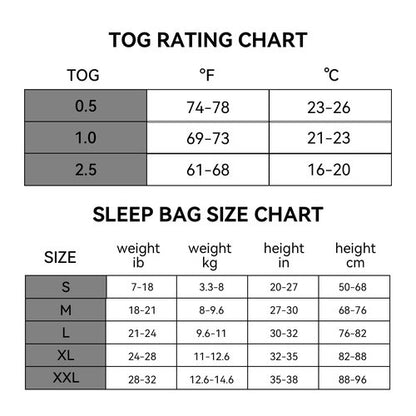 BubblePanda Rayon Made from Bamboo Sleep Sack 6-12 Months 1.0 Tog Soft Toddler Sleeping Sack for Babies 2-Way Zipper Baby Wearable Blanket