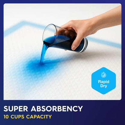 PULP Incontinence Underpads - Super Absorbent Disposable Bed Pads | 36" x 36" | XXXL Size for Adults, Children & Babies | FSA & HSA Eligible