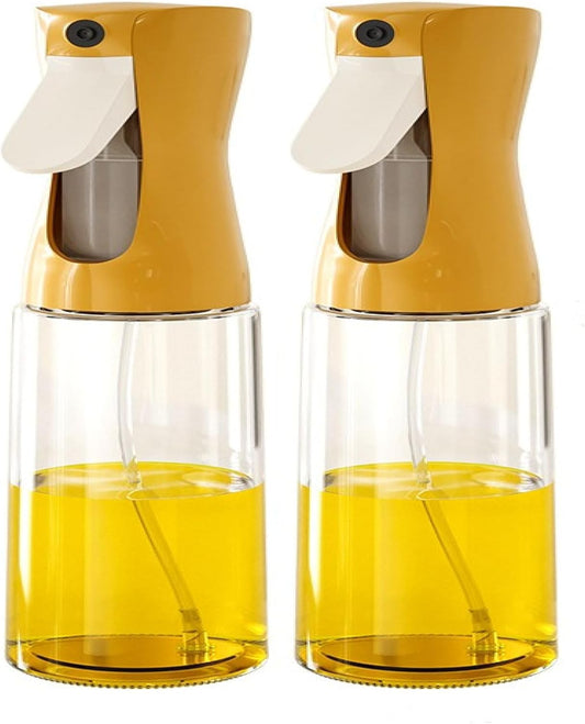 Skiennix Glass Oil Spray Bottle - Kitchen Atomizer for Easy Oil Dispensing | 10 oz Capacity