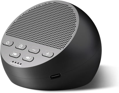 Skiennix Portable Sound Machine - 30 Soothing Sounds for Sleep | Auto-Off Timer & Memory Function