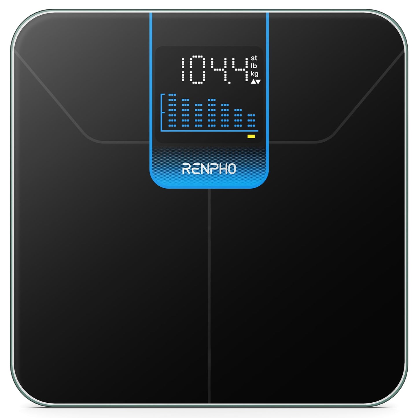 RENPHO Weight Scale for Body Weight, High-Accurate Digital Bathroom Scale with 7-Day Weight Trend, Large LED Display, Sleek Weighing Scale with Sturdy and Durable Base, 11.02", 400lbs