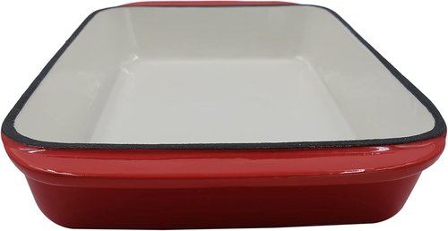 Le Creuset Enameled Cast Iron Roaster - 2.9 Qt Casserole Dish for Baking & Cooking | Vibrant Red