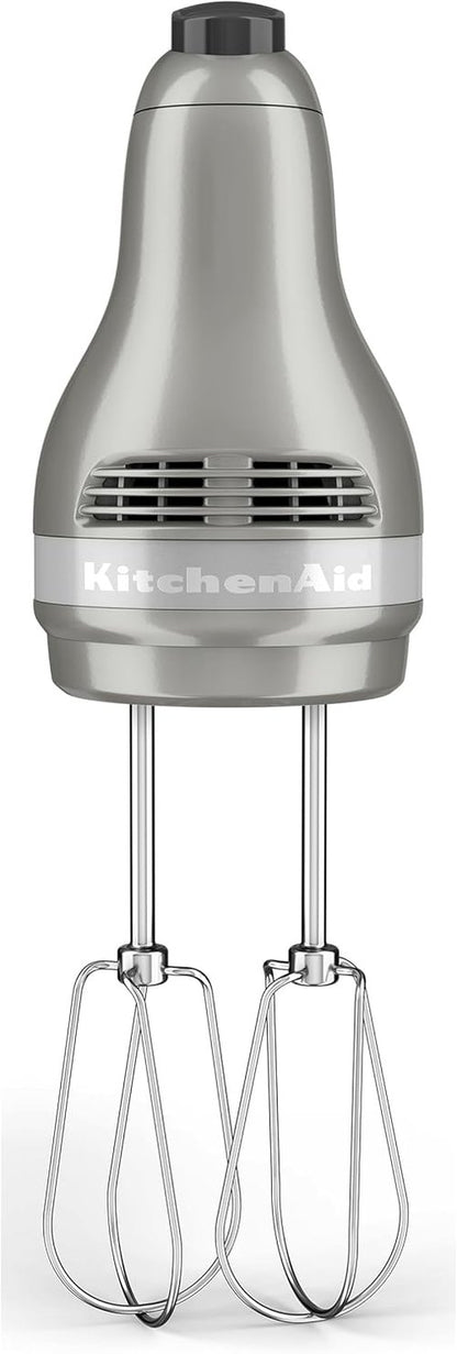 KitchenAid 5-Speed Hand Mixer - Ultra Power Performance in Contour Silver Finish