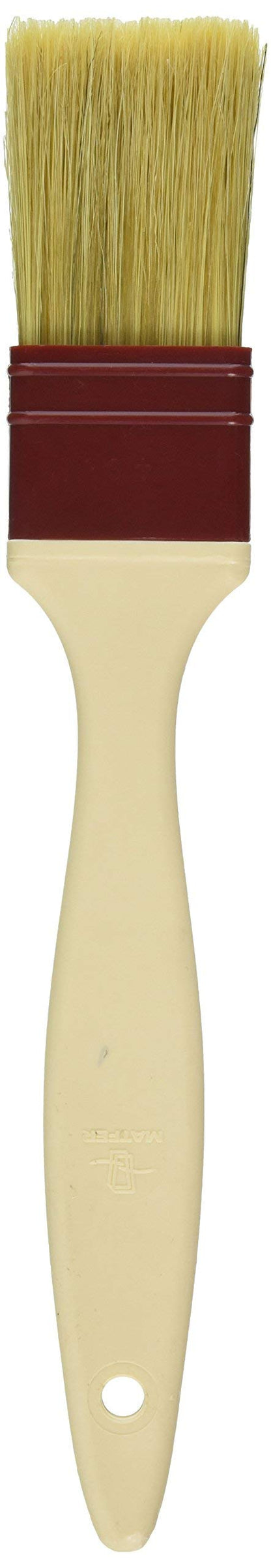 Matfer Bourgeat Pastry and Basting Brush, Flat, Commercial Grade with Exoglass Handle, 1 1/2"