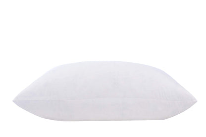 Premium Feather and Down Pillow Insert, Decorative Throw Stuffer Inserts, Hypoallergenic, Cotton Cover, White (28x28)