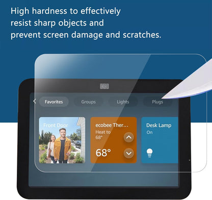 MUBUY-GOL Tempered Glass Screen Protector - 9H Hardness, Ultra Clear, Anti-Fingerprint for Echo Show 8 (3rd Gen, 2023)