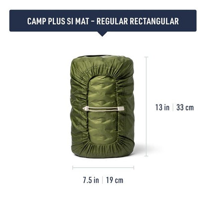 Sea to Summit Camp Plus Self-Inflating Foam Sleeping Mat for Camping - Rectangular - Regular (72 x 25.2 x 2.6 inches)