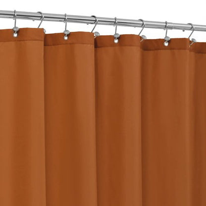 ALYVIA SPRING Extra Long Fabric Shower Curtain Liner Waterproof - 72" x 84", Soft & Lightweight XL Shower Curtain with 3 Magnets, Machine Washable - 72x84, Burnt Orange