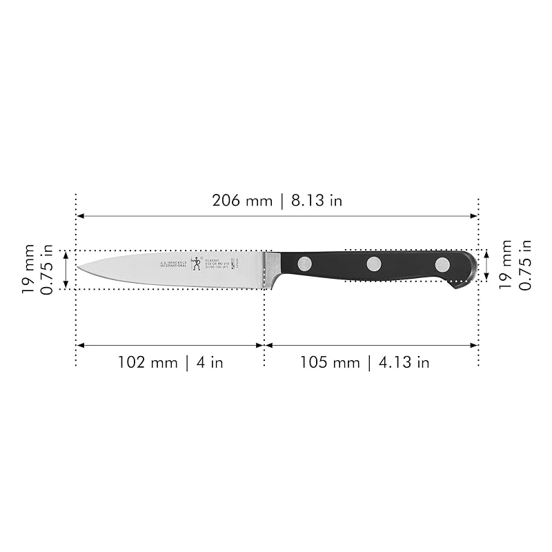Classic 4-Inch Paring Knife - Razor-Sharp, German Engineered - Variation: Classic