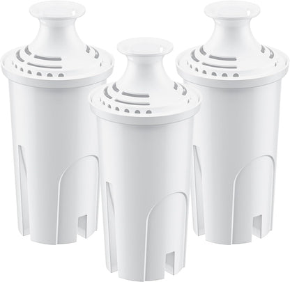 Brita Water Filter Replacement - Reduces Chlorine & Bad Taste | Lasts 2 Months, 3 Filters Included