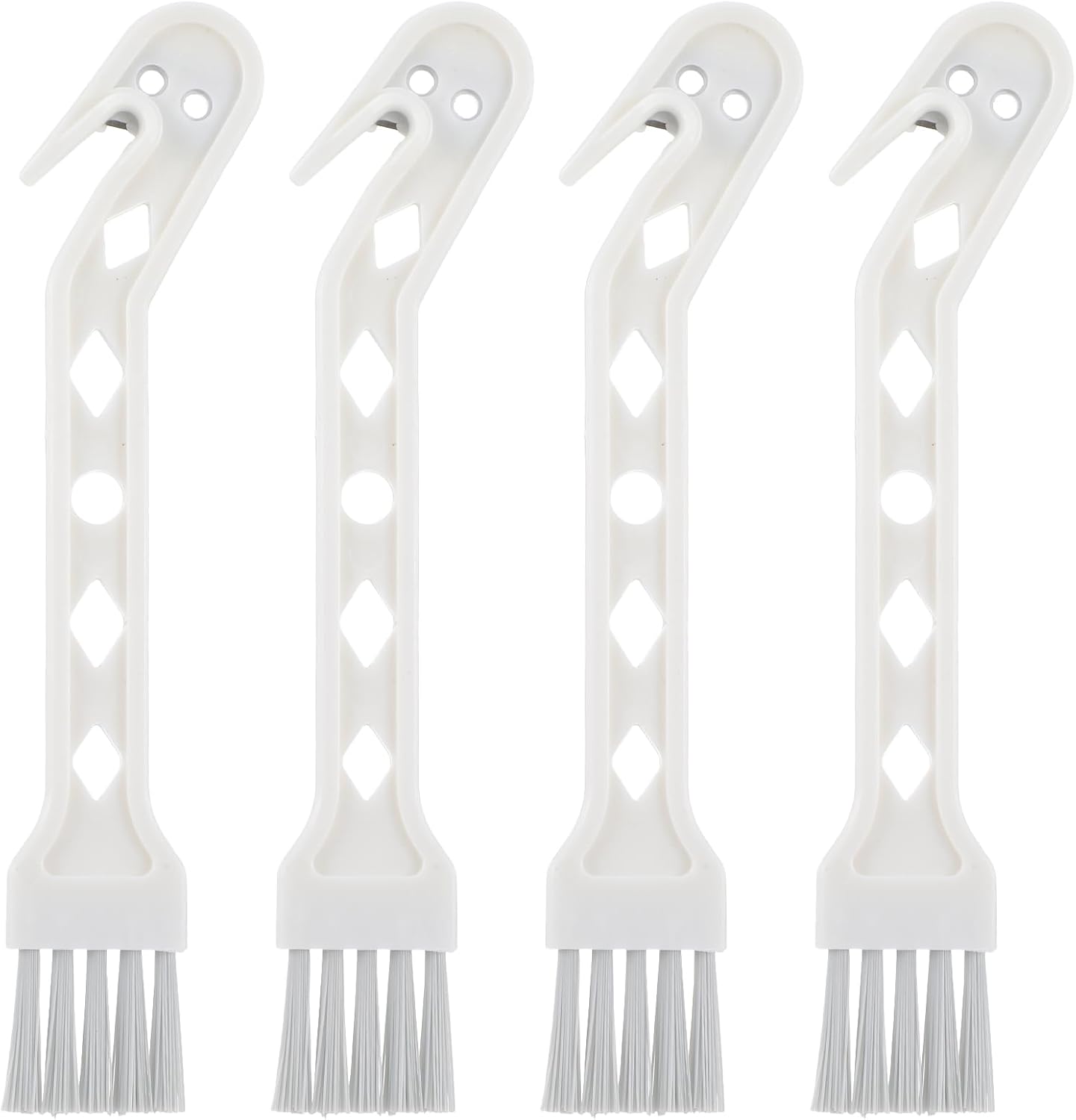 Skiennix Handheld Vacuum Cleaner Brush - 2-in-1 Universal Tool for Hair & Dust | 4-Pack