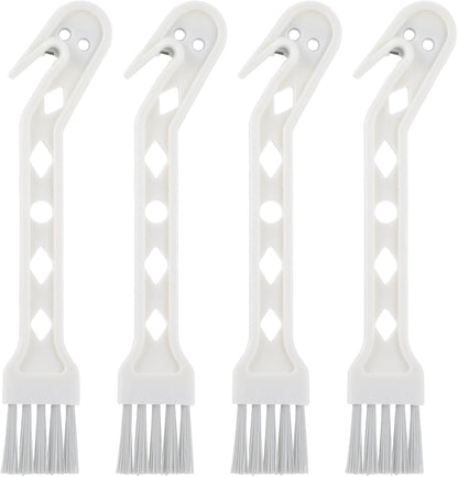 Skiennix Handheld Vacuum Cleaner Brush - 2-in-1 Universal Tool for Hair & Dust | 4-Pack