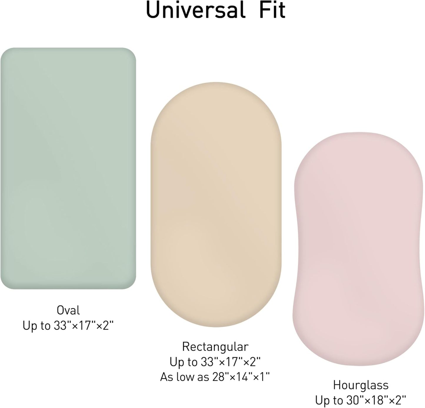 Skiennix Muslin Bassinet Fitted Sheets - Soft, Breathable Cotton | 2-Pack with 360° Snug Fit, Universal Design (Bright Leaves)