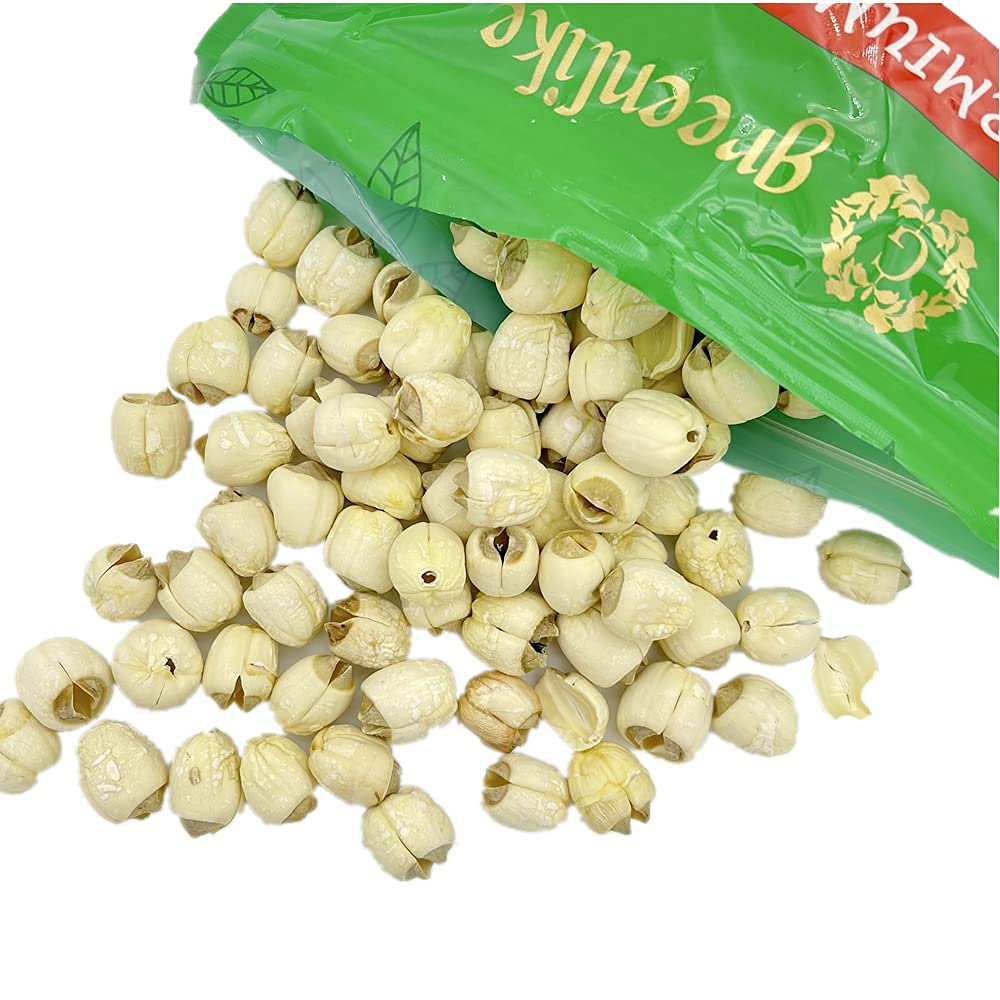 Greenlike Premium All Natural Dried Lotus Seeds 白莲子 12oz