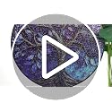 Blue Purple Tree of Life Stained Glass Window Hanging Suncatcher 7.8 Inch - Vibrant Home Decor