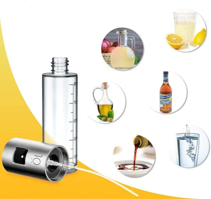Olive Oil Sprayer Mister - 100ml Glass Cooking Spray Bottle for Oil, Vinegar, Salad & Barbecue