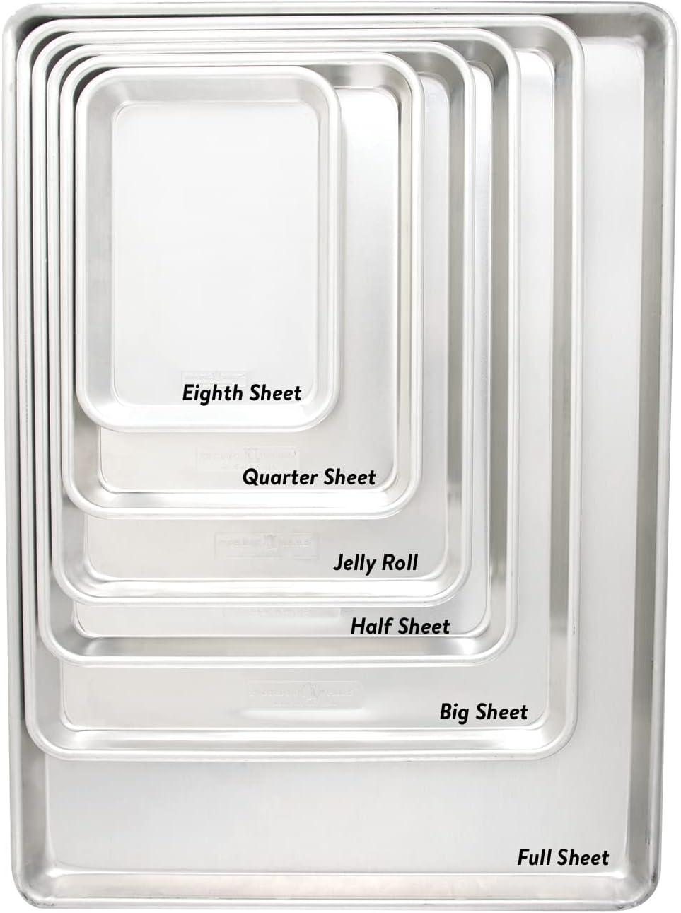 Nordic Ware | Extra Large Baking Set - 21 x 15 Inch Aluminum Pans with Steel Rim, 2-Pack